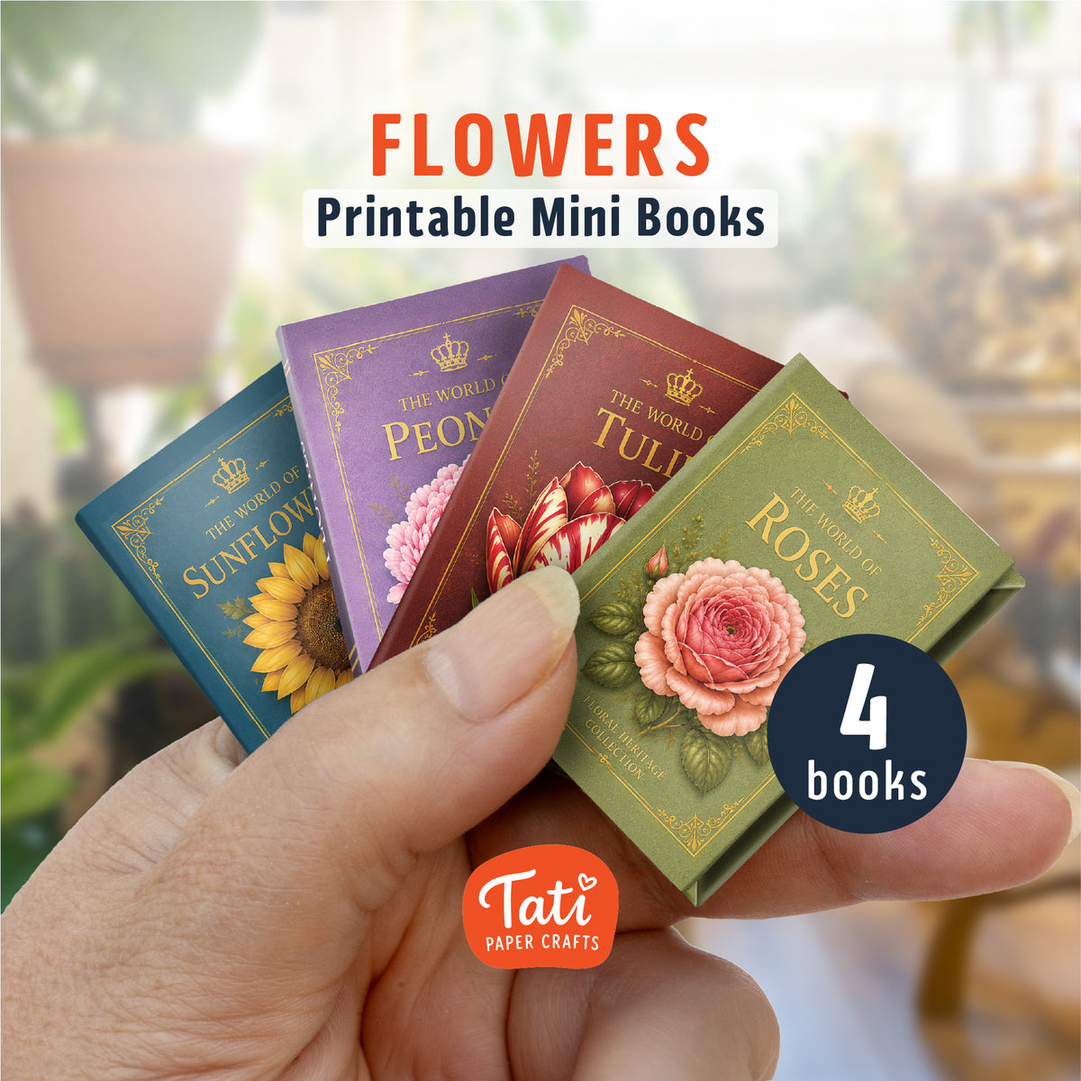 Miniature Botanical Mini Books Collection