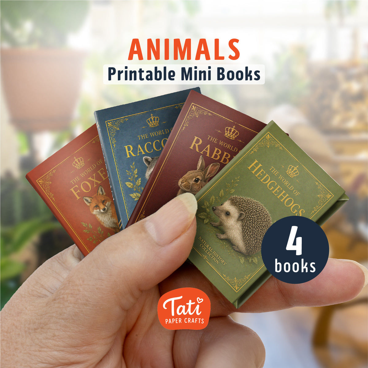 Woodland Animals Printable Mini Books Collection
