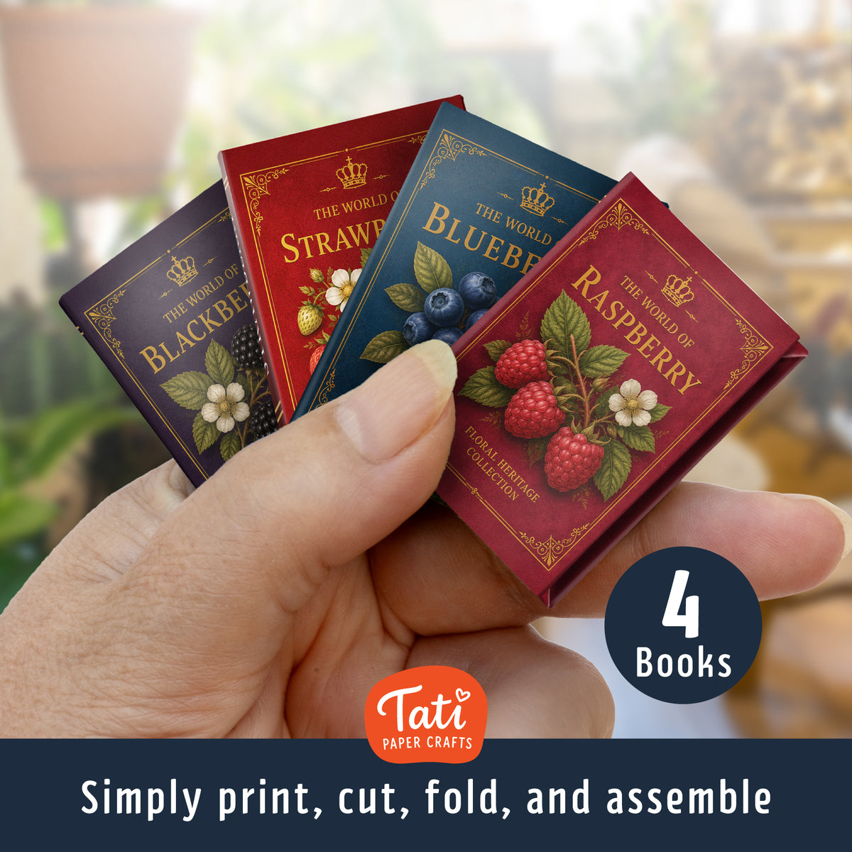 Berries Printable Mini Books Collection