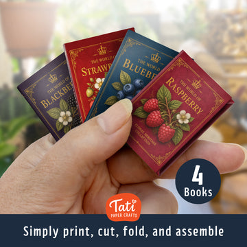 Berries Printable Mini Books Collection