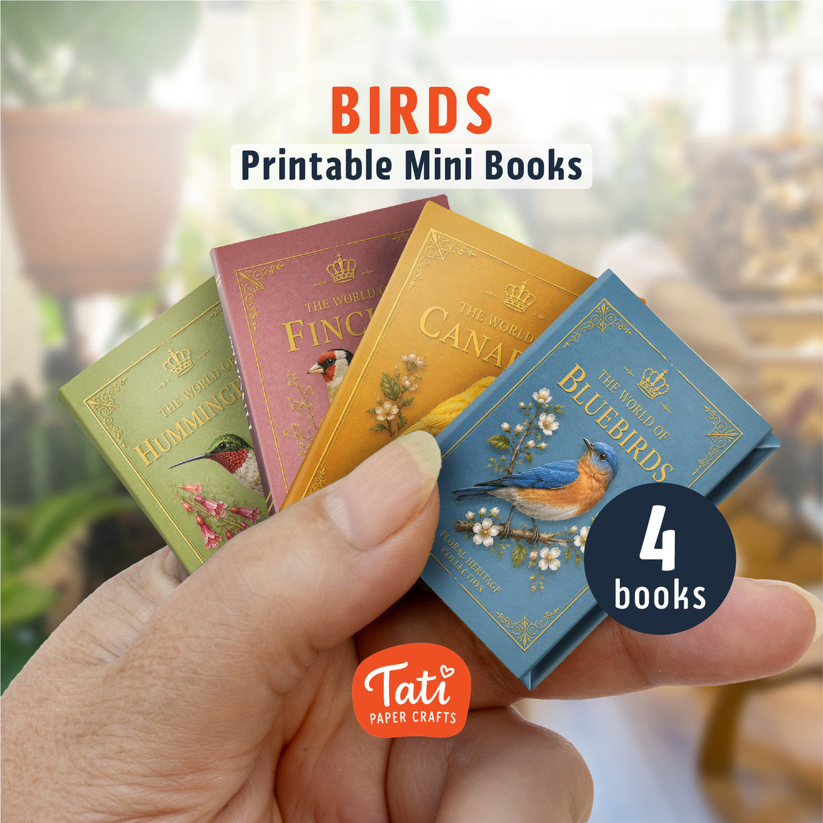 Birds Printable Mini Books Collection