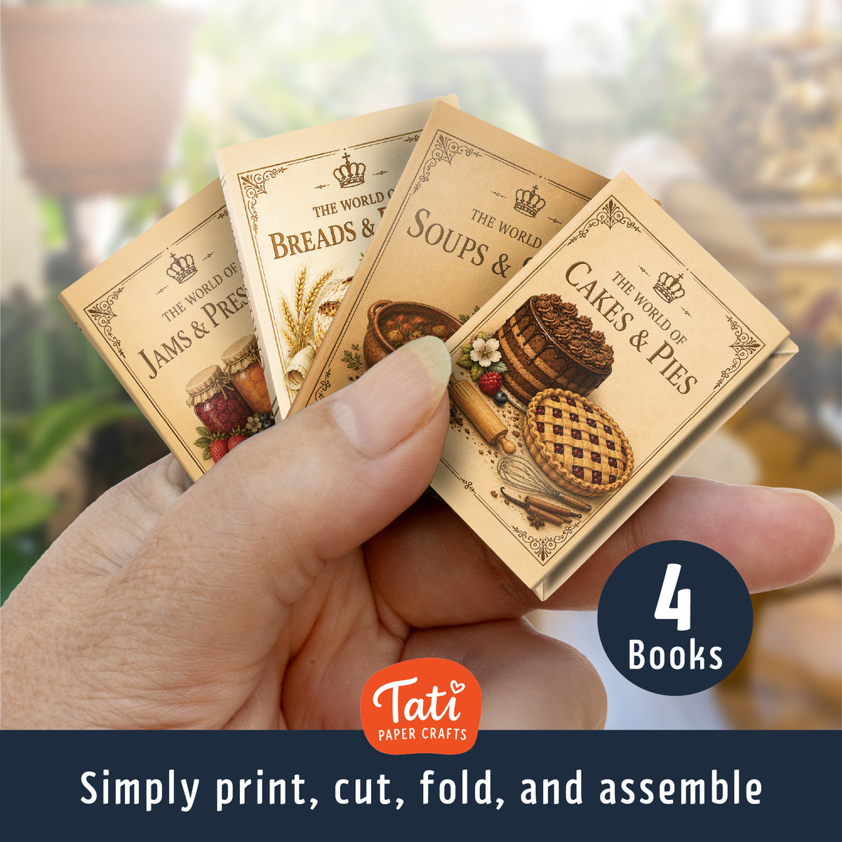 Cookbooks Printable Mini Books Collection