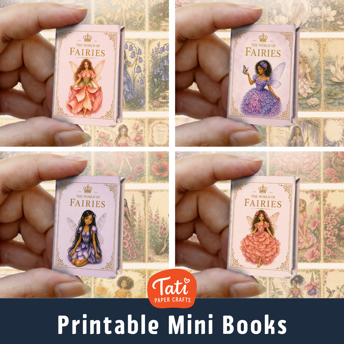 Fairies Printable Mini Books Collection