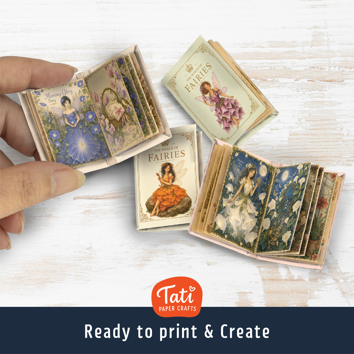 Fantasy Fairy Journal Printable Mini Books Collection