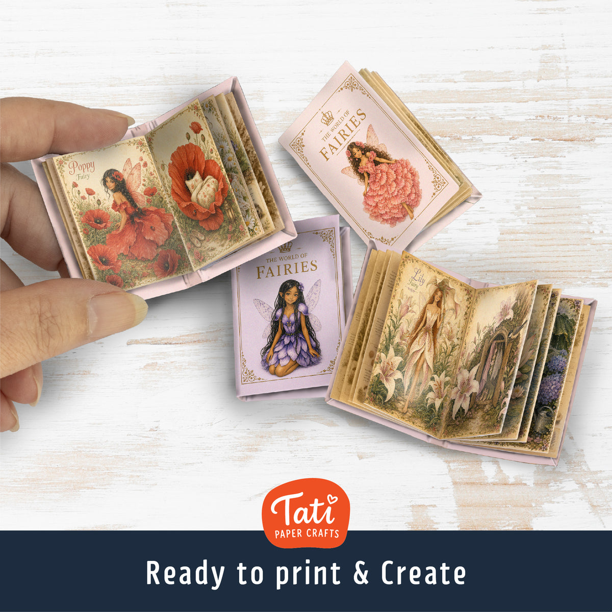Fairies Printable Mini Books Collection