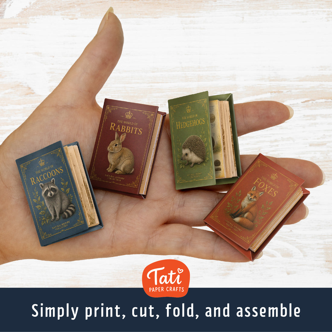 Woodland Animals Printable Mini Books Collection