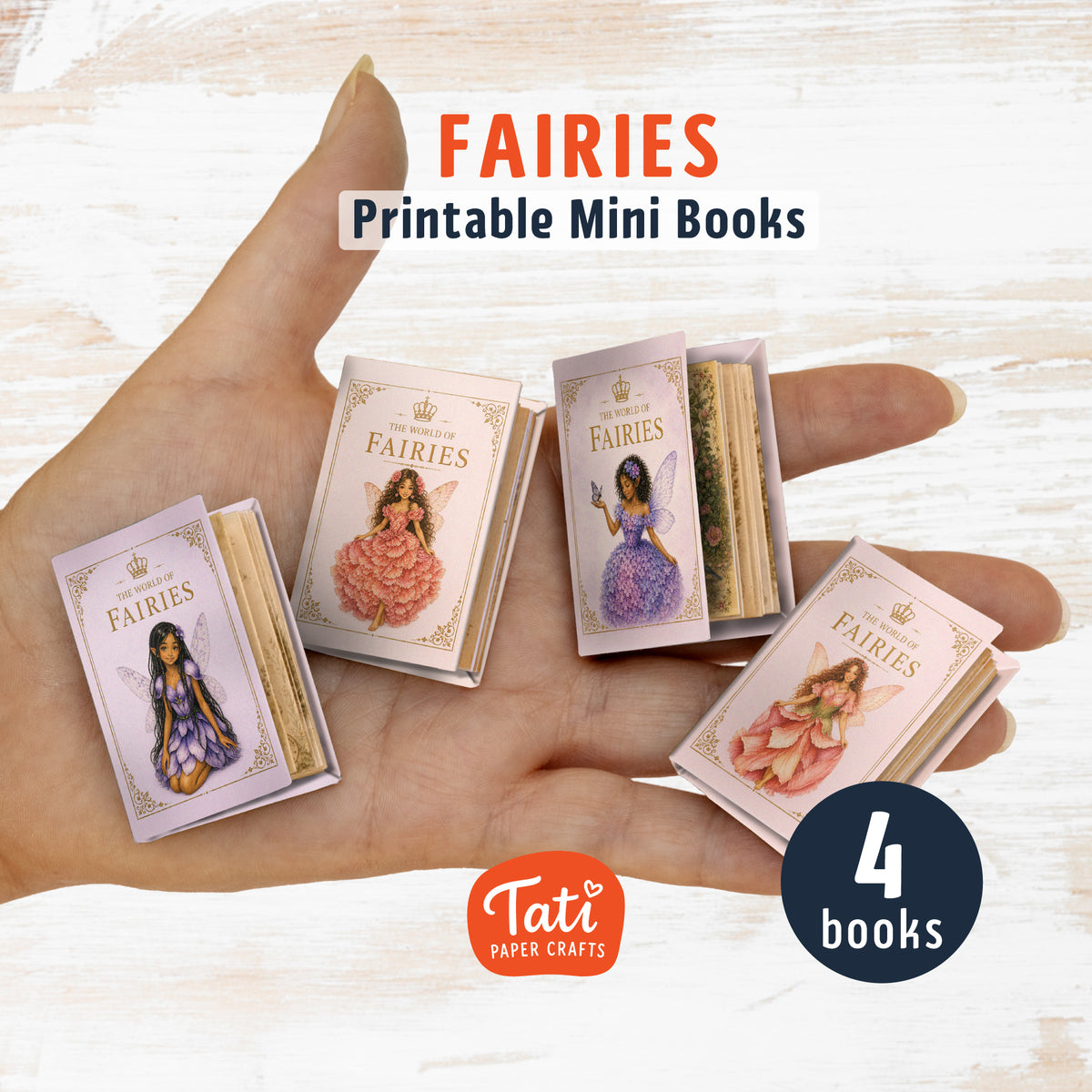 Fairies Printable Mini Books Collection