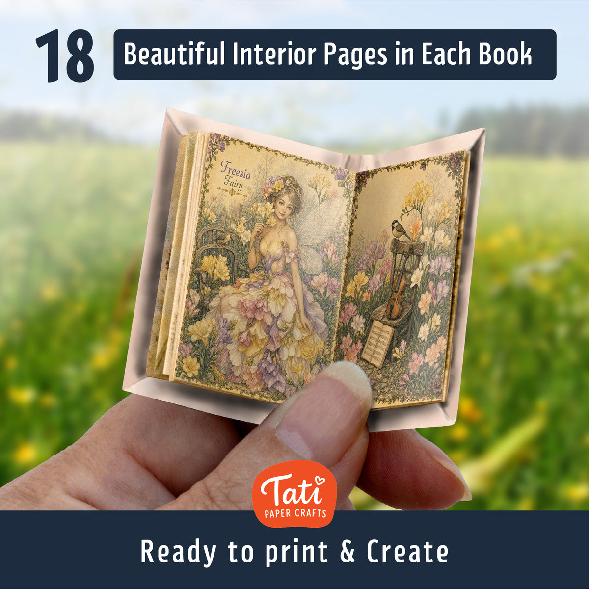 Fantasy Fairy Journal Printable Mini Books Collection