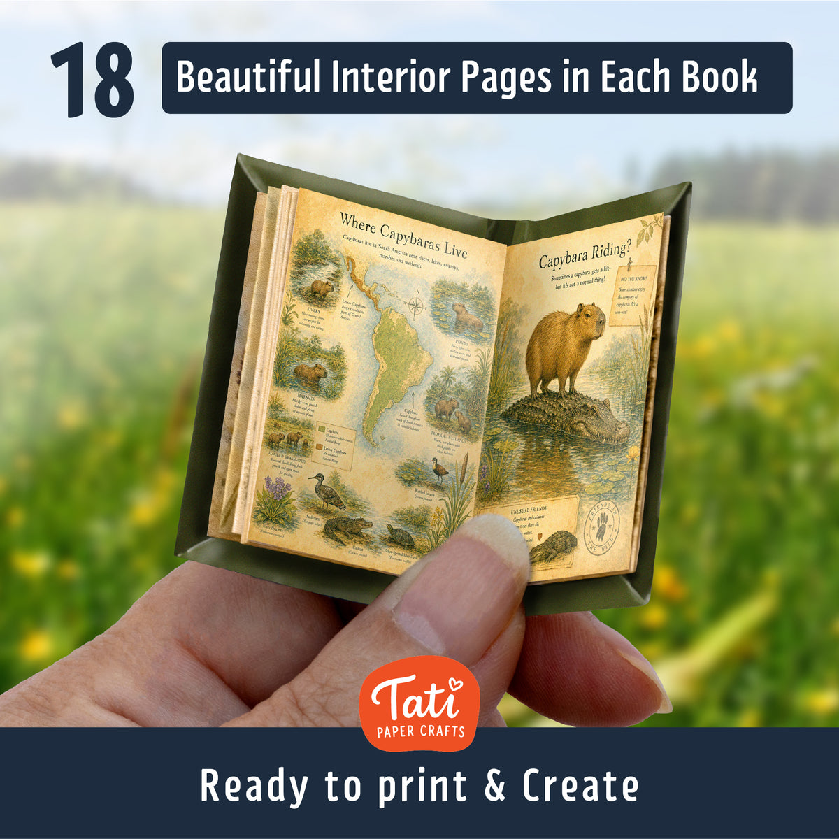 Adorable Animals Printable Mini Books Collection