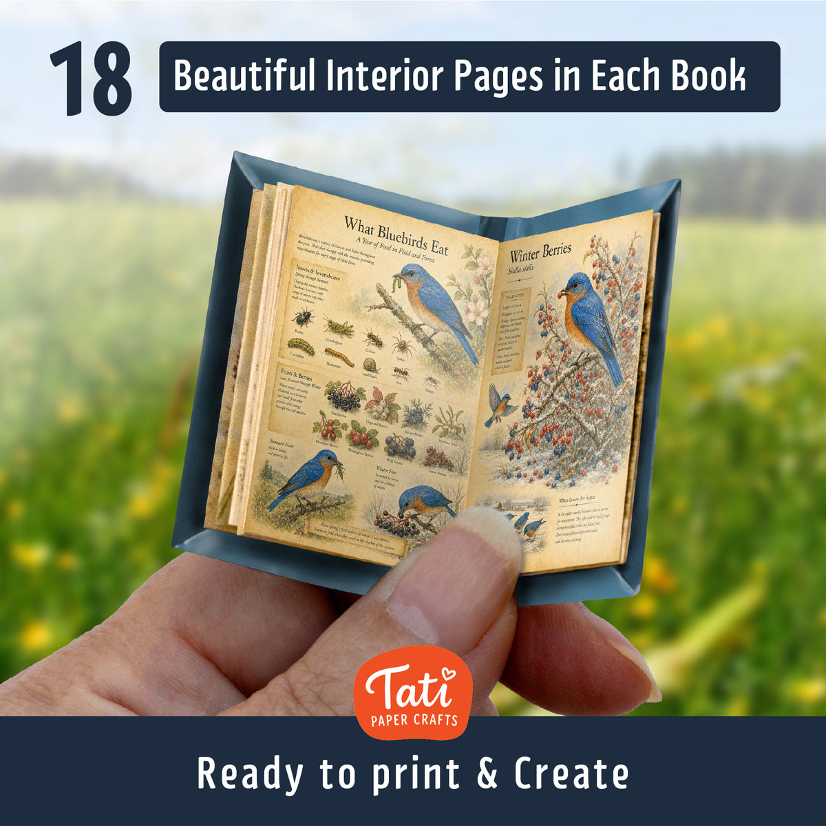 Birds Printable Mini Books Collection