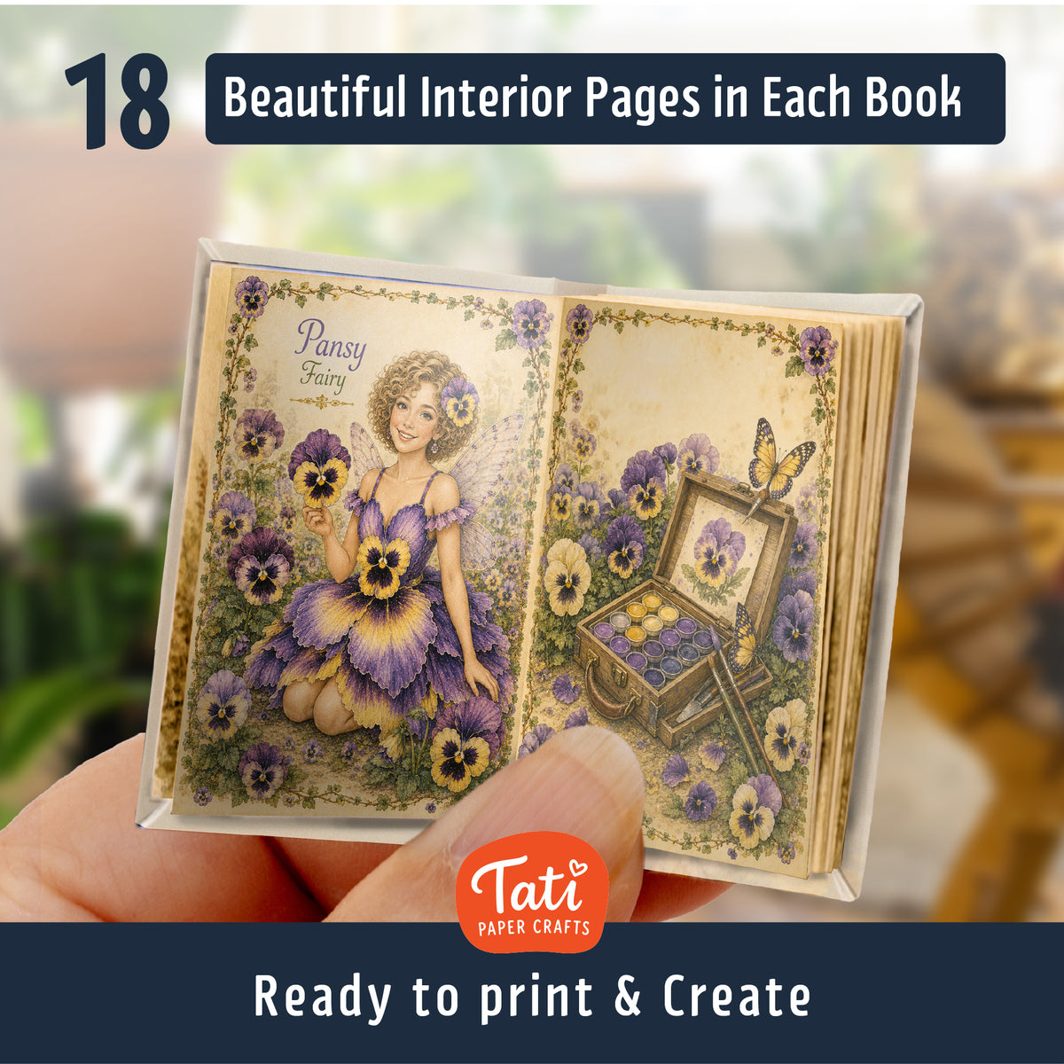 Fantasy Fairy Journal Printable Mini Books Collection