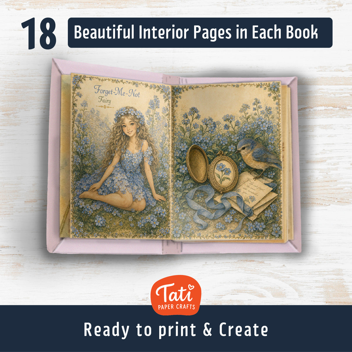 Fairies Printable Mini Books Collection