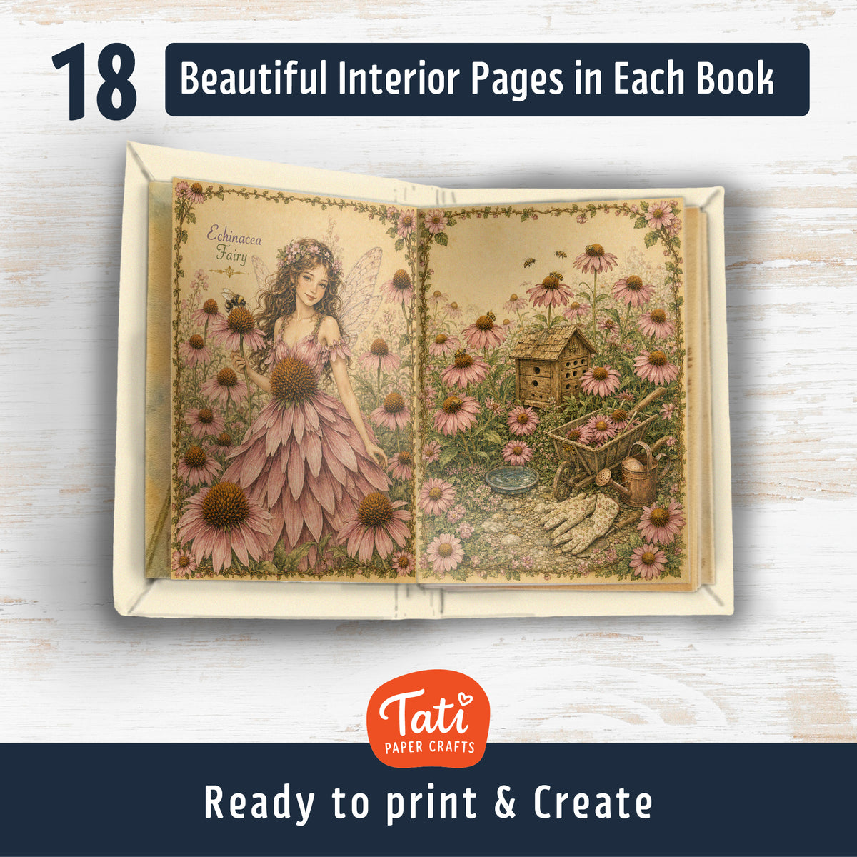 Fantasy Fairy Journal Printable Mini Books Collection