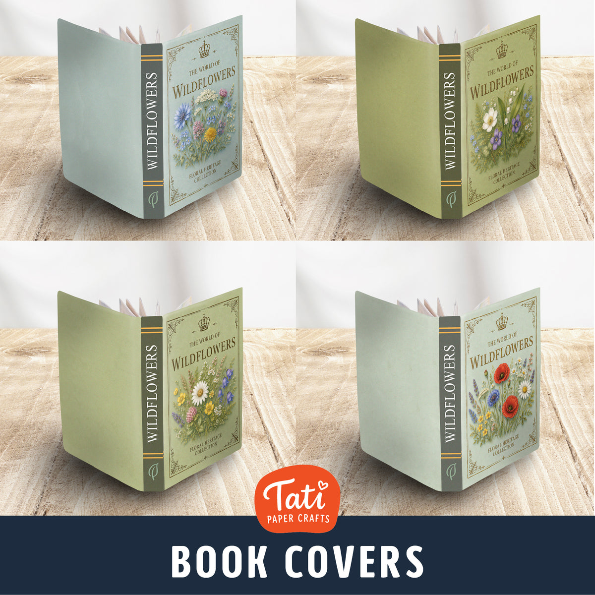 Wildflowers Printable Mini Books Collection