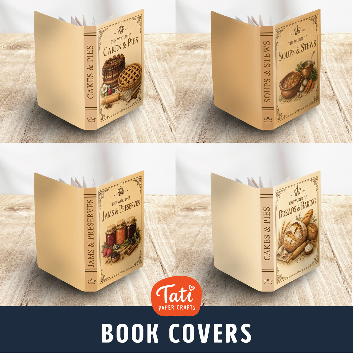 Cookbooks Printable Mini Books Collection