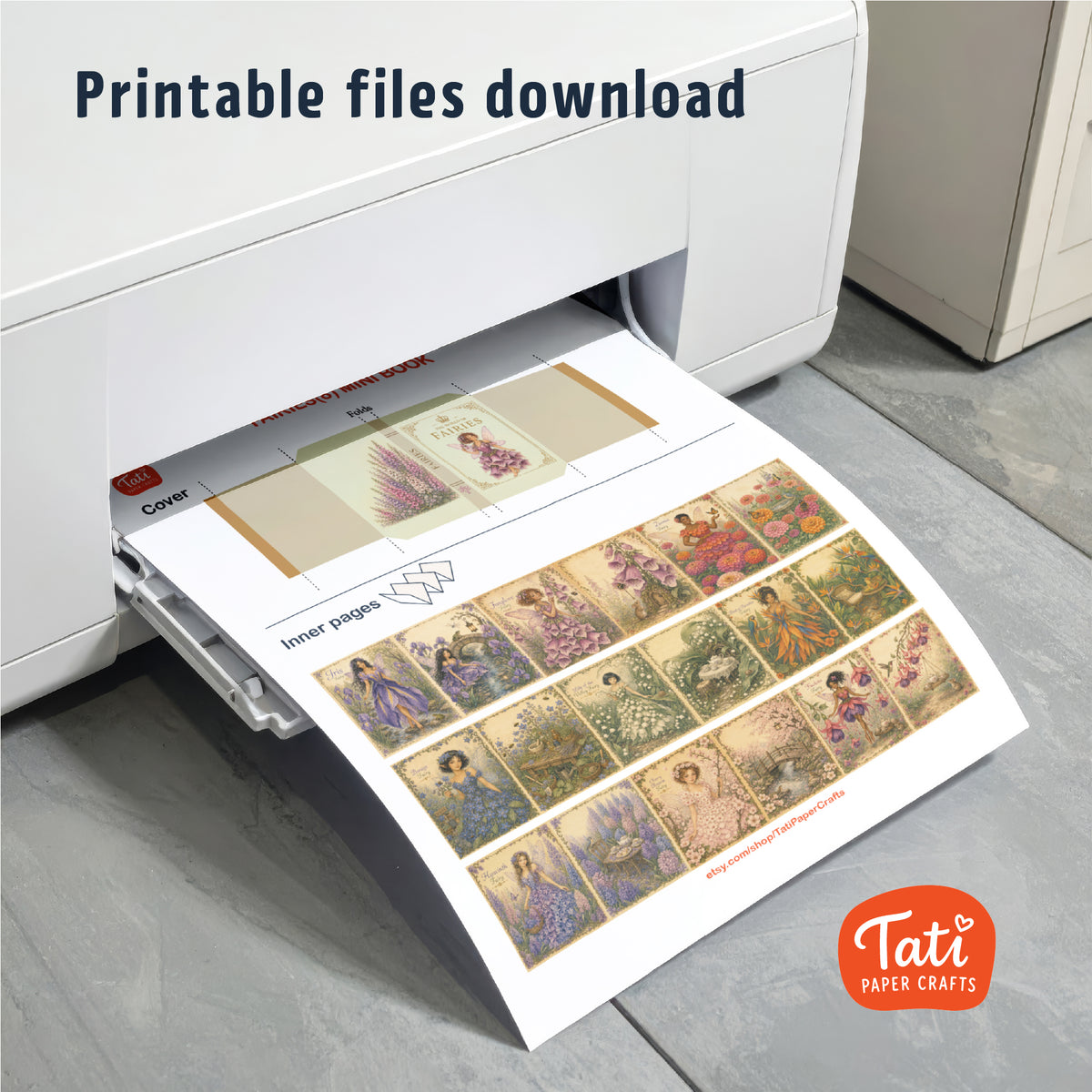 Fantasy Fairy Journal Printable Mini Books Collection