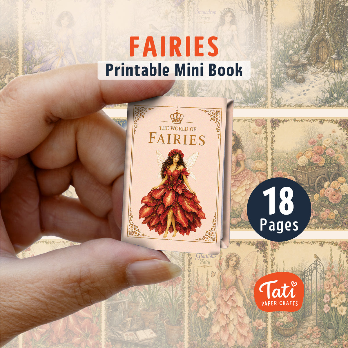 Fantasy Fairy Journal Printable Mini Books Collection