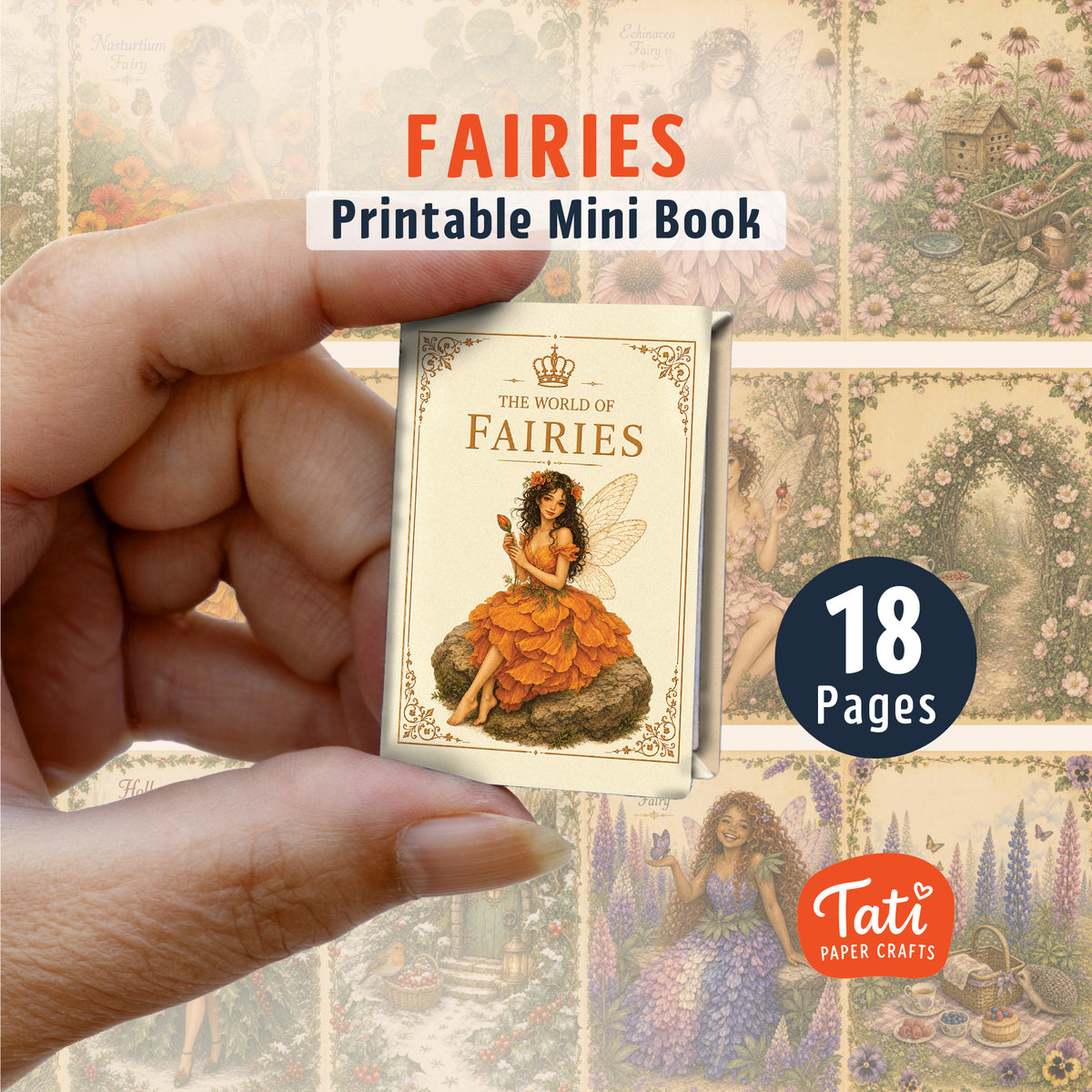 Fantasy Fairy Journal Printable Mini Books Collection