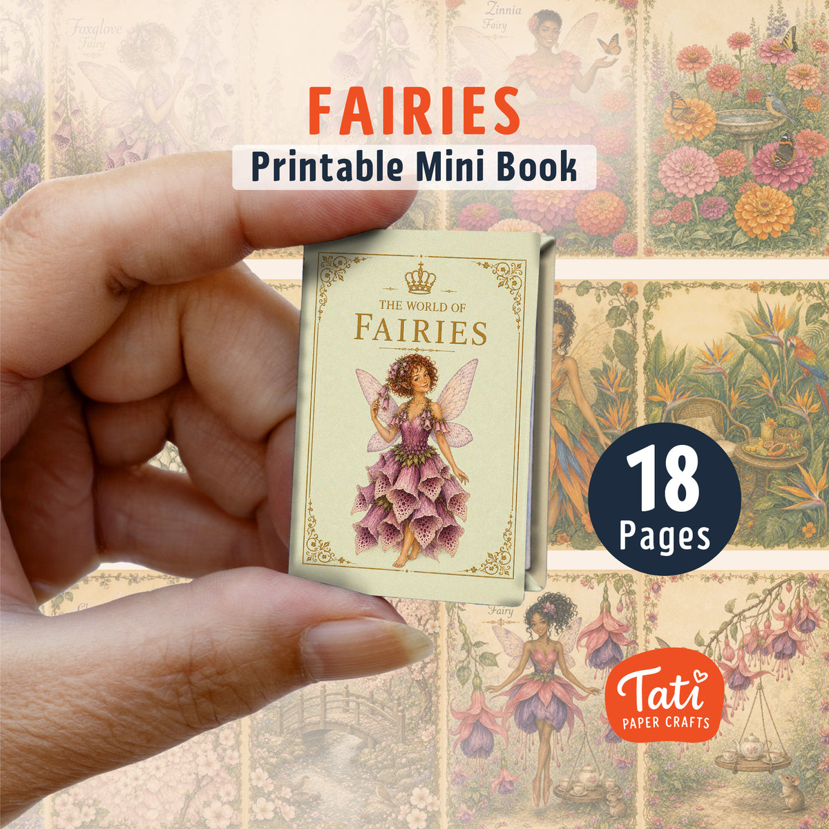 Fantasy Fairy Journal Printable Mini Books Collection