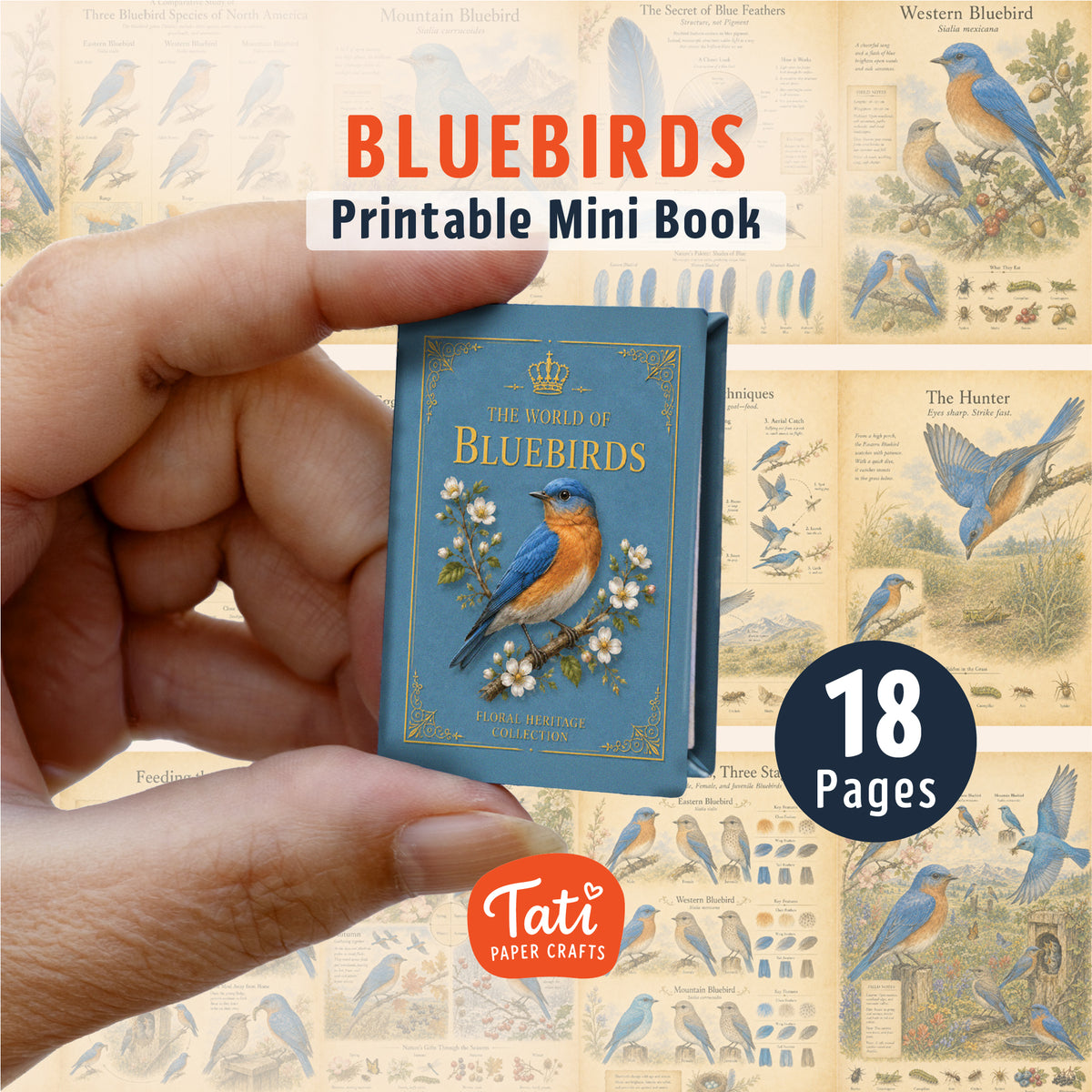 Birds Printable Mini Books Collection