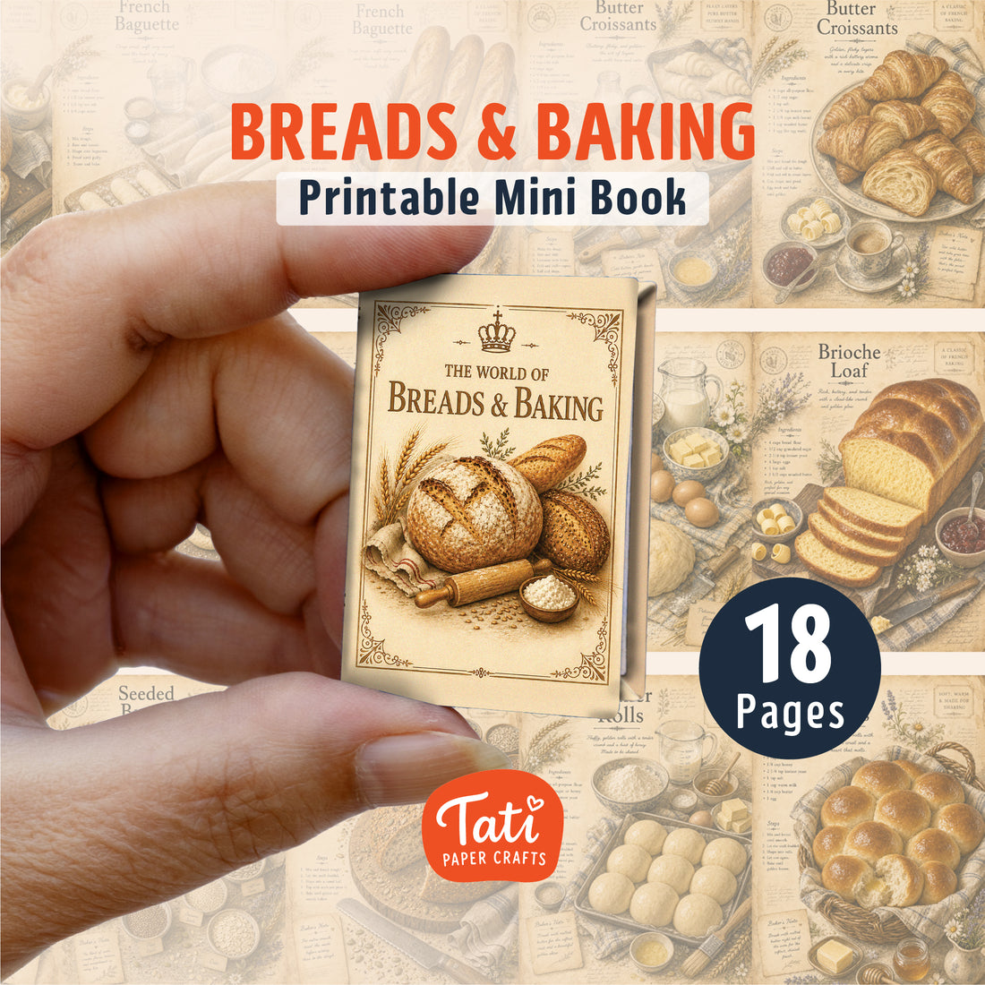 Cookbooks Printable Mini Books Collection