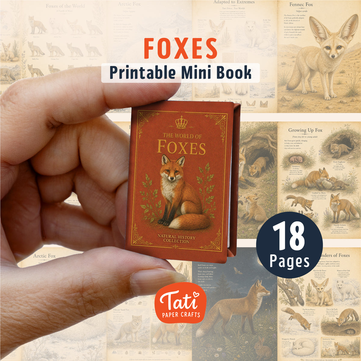 Woodland Animals Printable Mini Books Collection