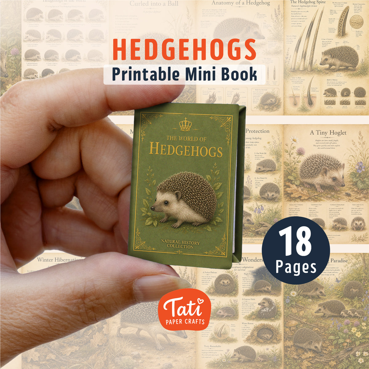 Woodland Animals Printable Mini Books Collection
