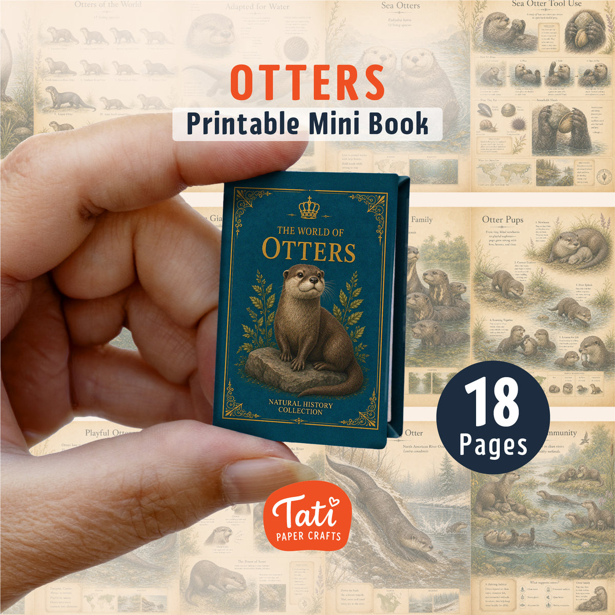 Adorable Animals Printable Mini Books Collection