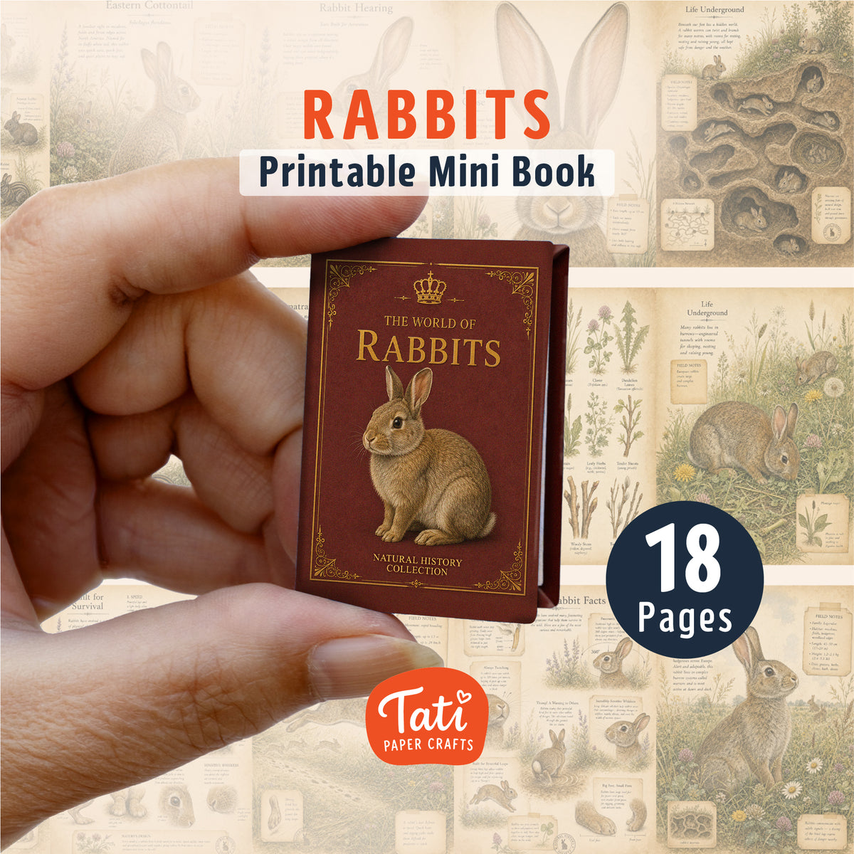 Woodland Animals Printable Mini Books Collection