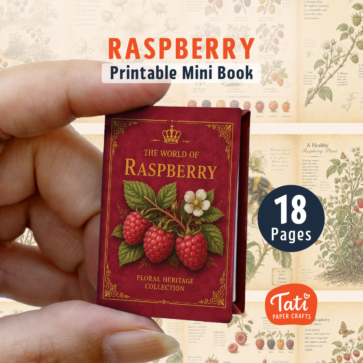 Berries Printable Mini Books Collection