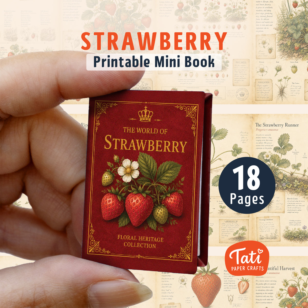 Berries Printable Mini Books Collection