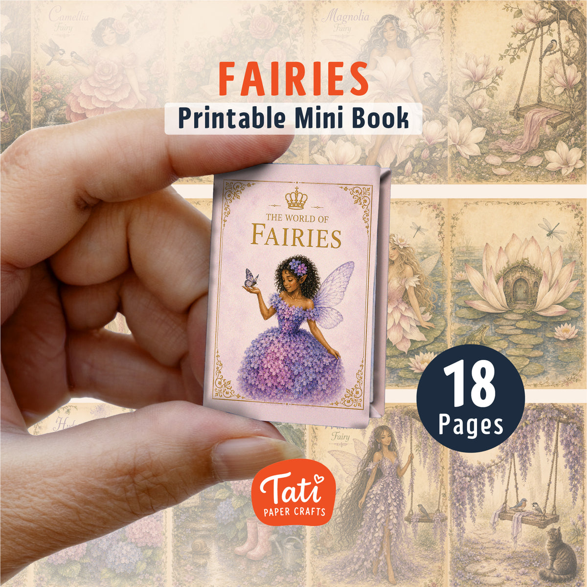 Fairies Printable Mini Books Collection