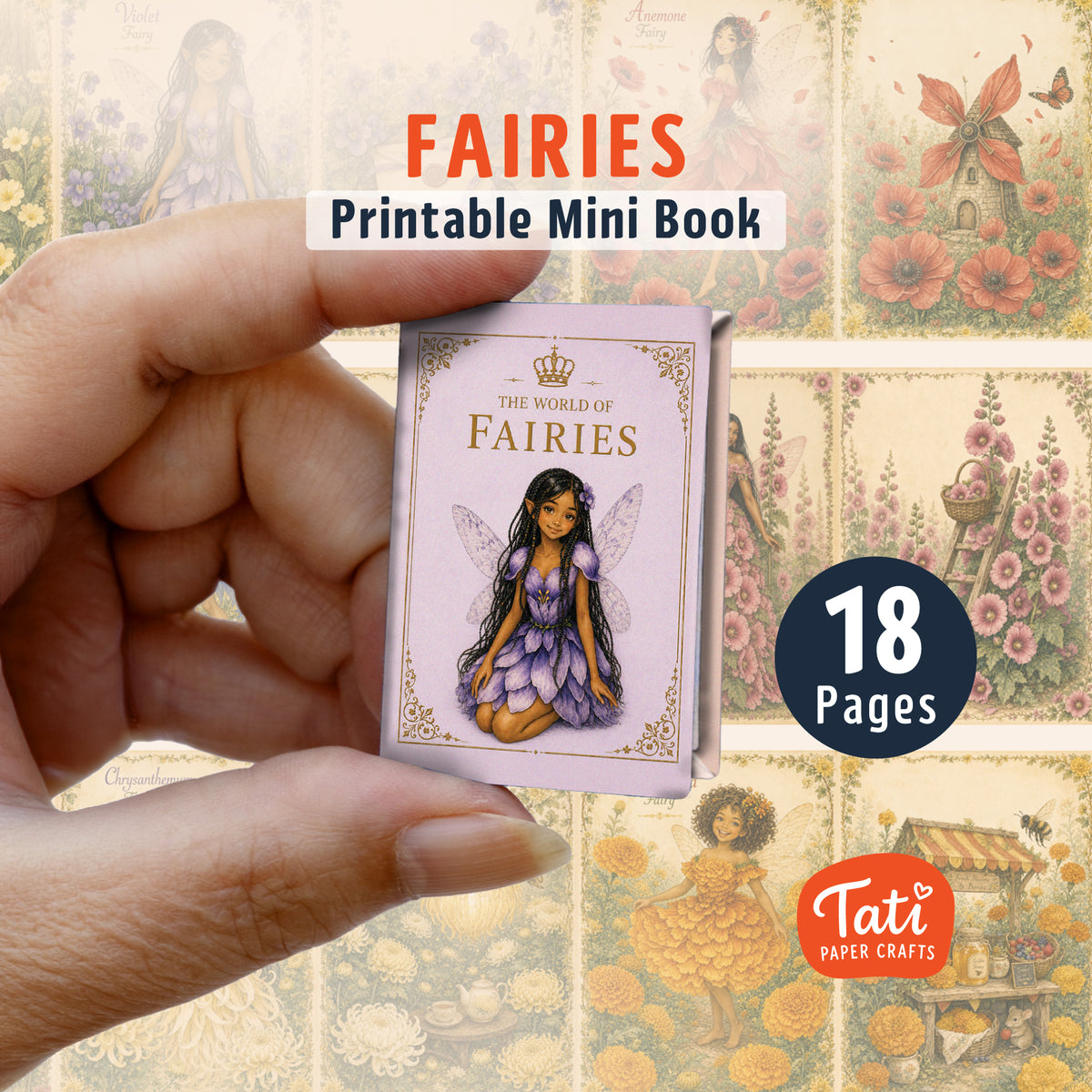 Fairies Printable Mini Books Collection