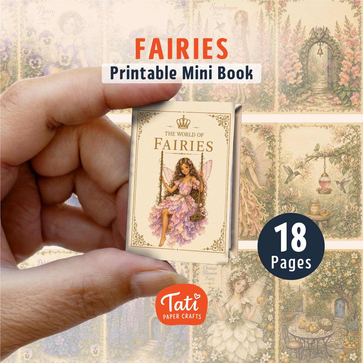 Fantasy Fairy Journal Printable Mini Books Collection