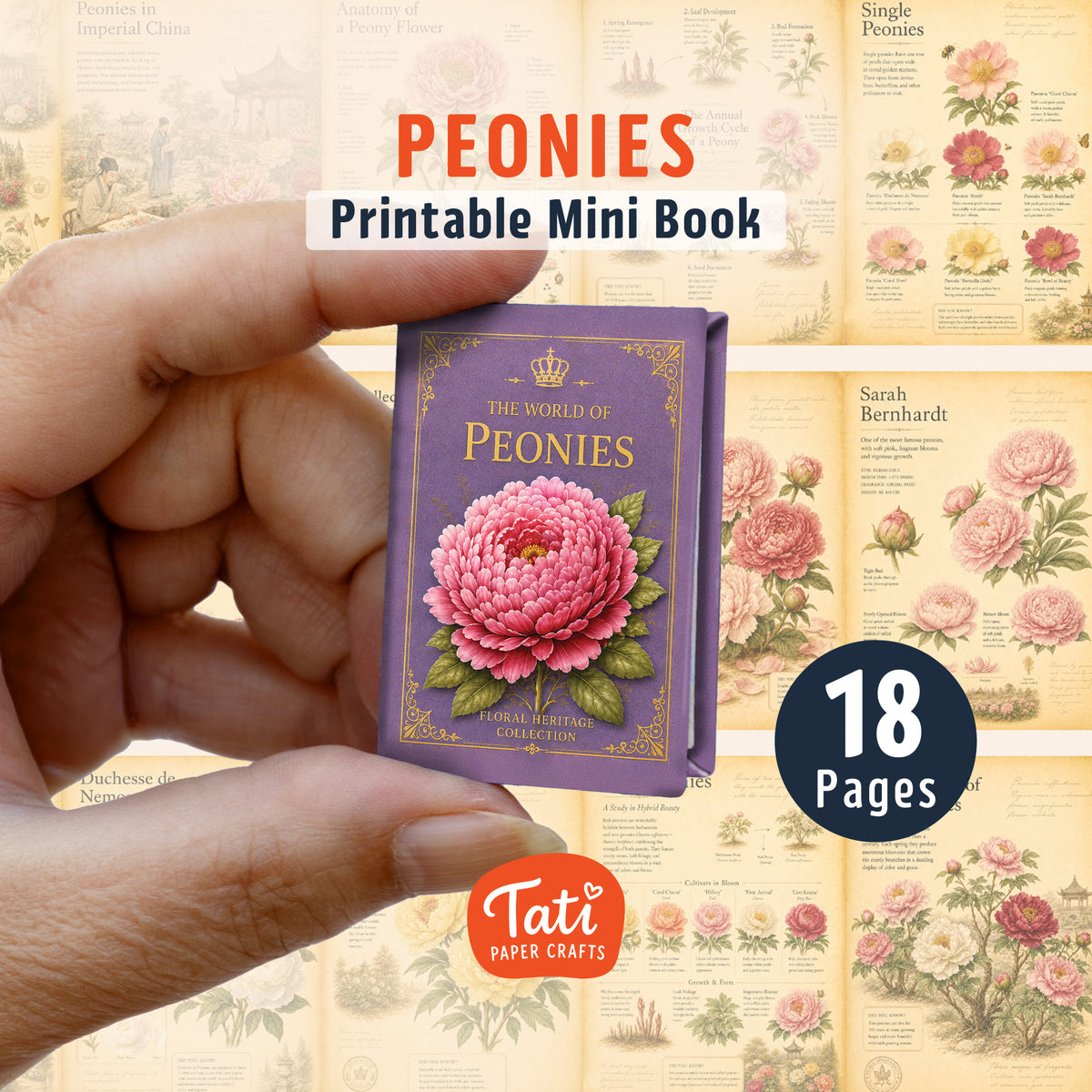 Miniature Botanical Mini Books Collection