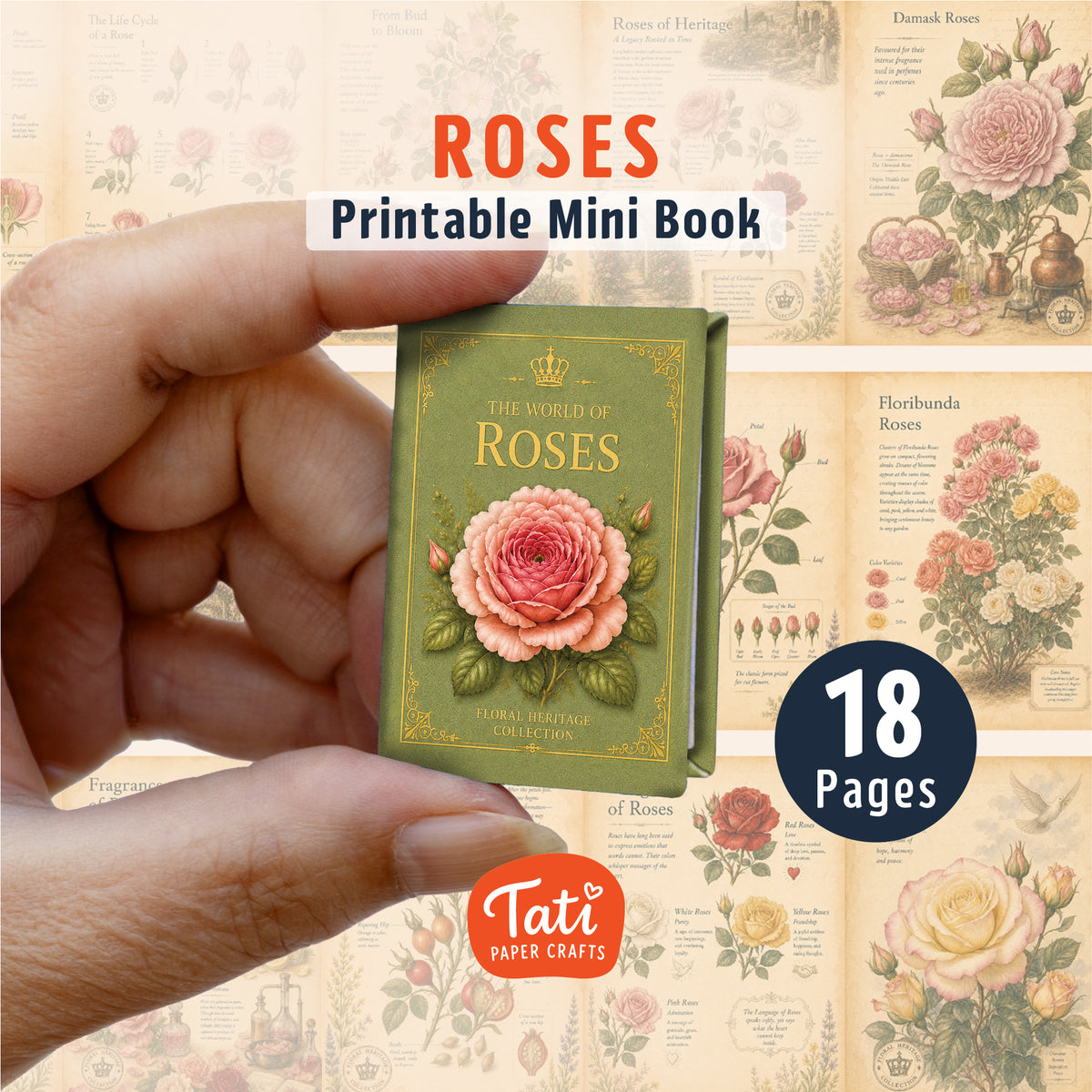 Miniature Botanical Mini Books Collection