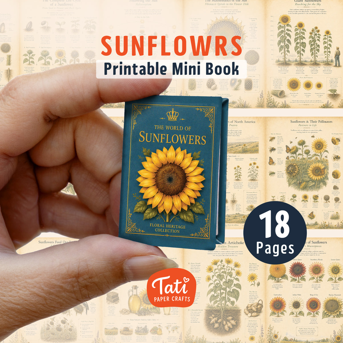 Miniature Botanical Mini Books Collection