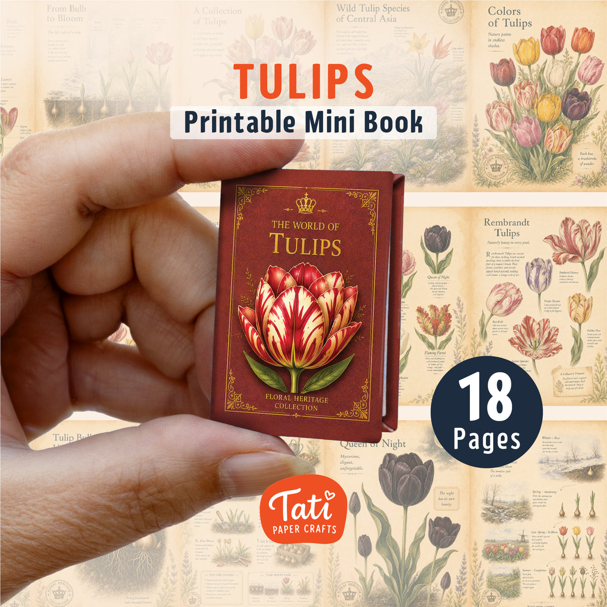 Miniature Botanical Mini Books Collection