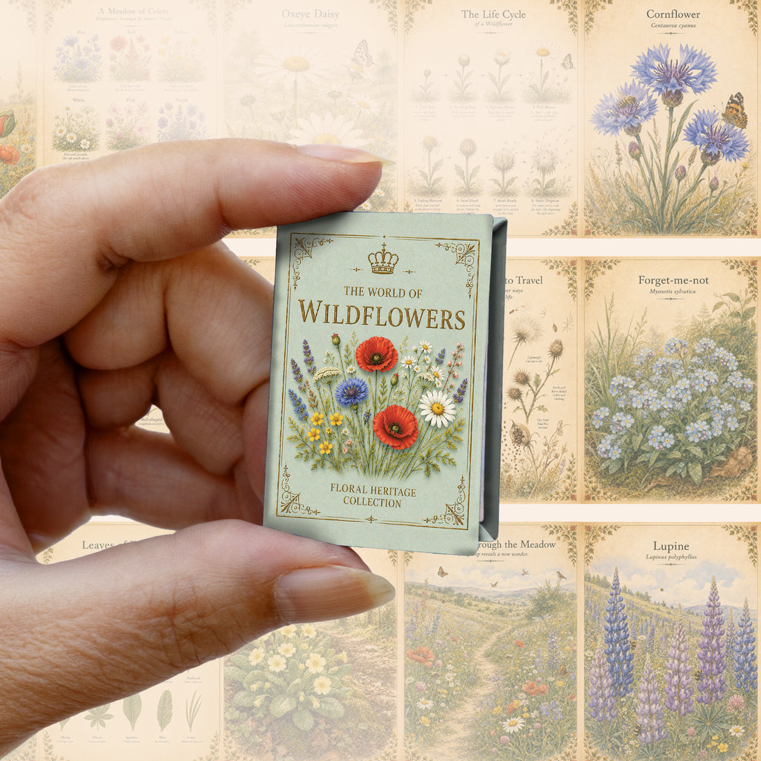 Wildflowers Printable Mini Books Collection